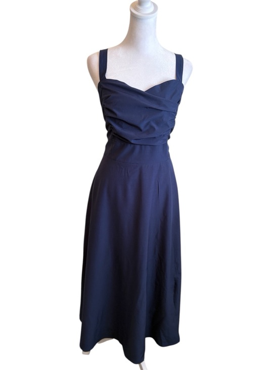 belle poque Dresses & Skirts - New 2XL Belle Poque Navy Vintage 1950’s A Line Midi Swing Dress